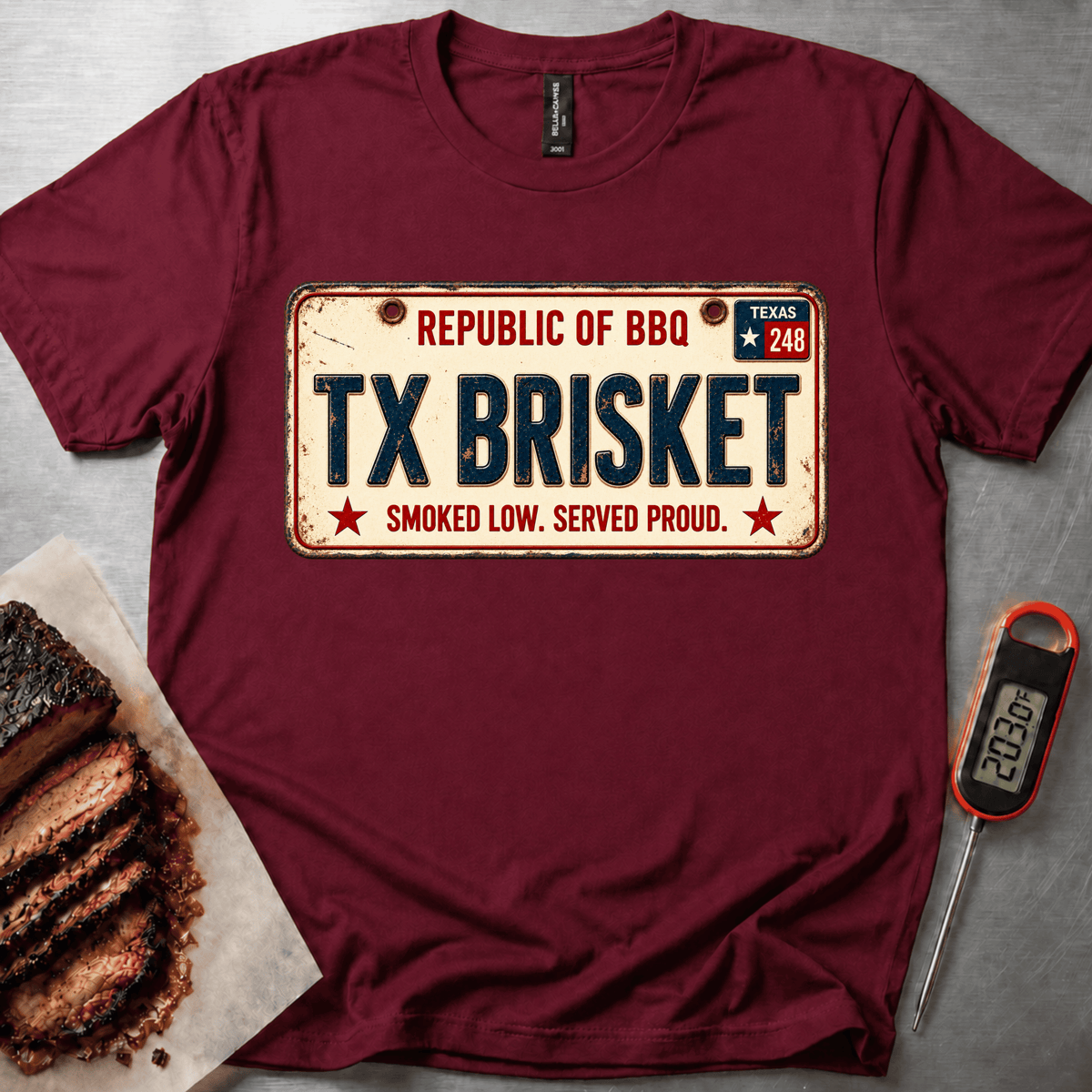 Brisket Plate t-shirt