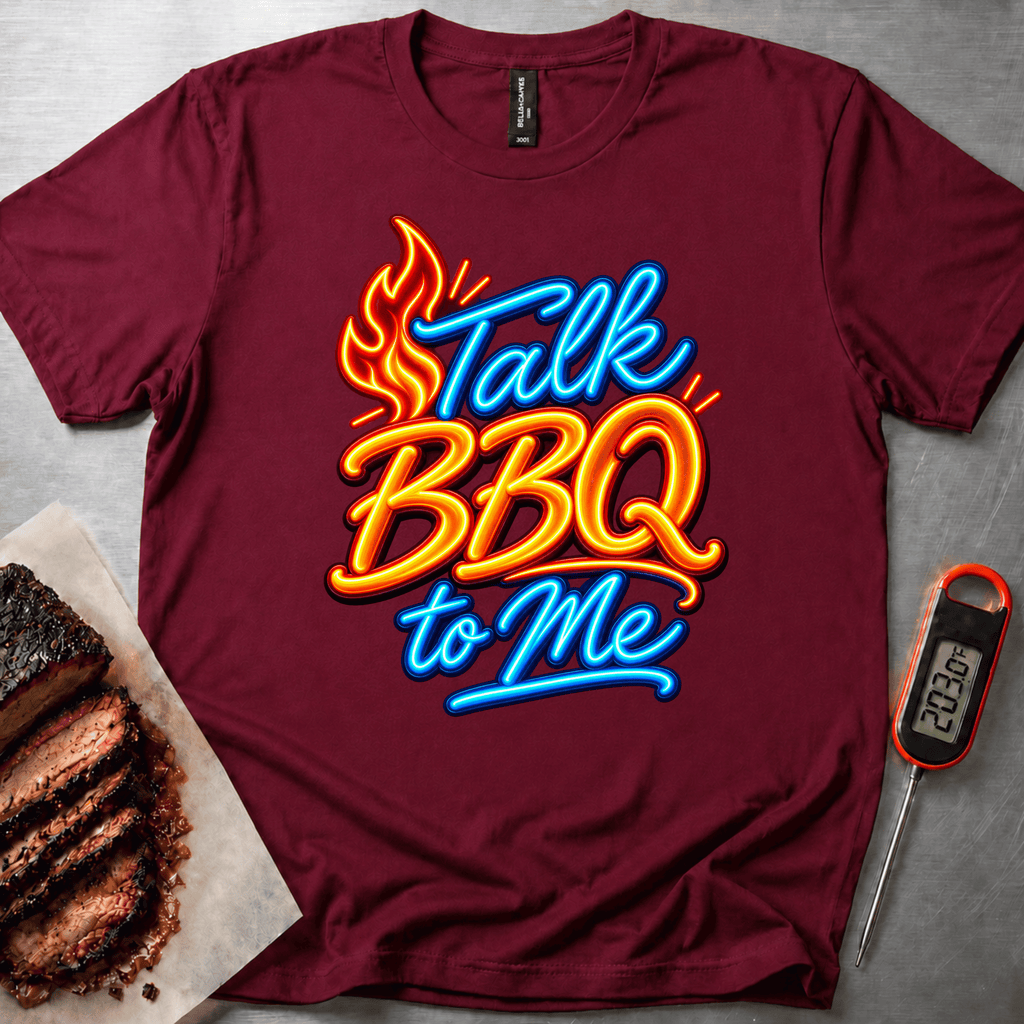 Talk BBQ Neon t-shirt