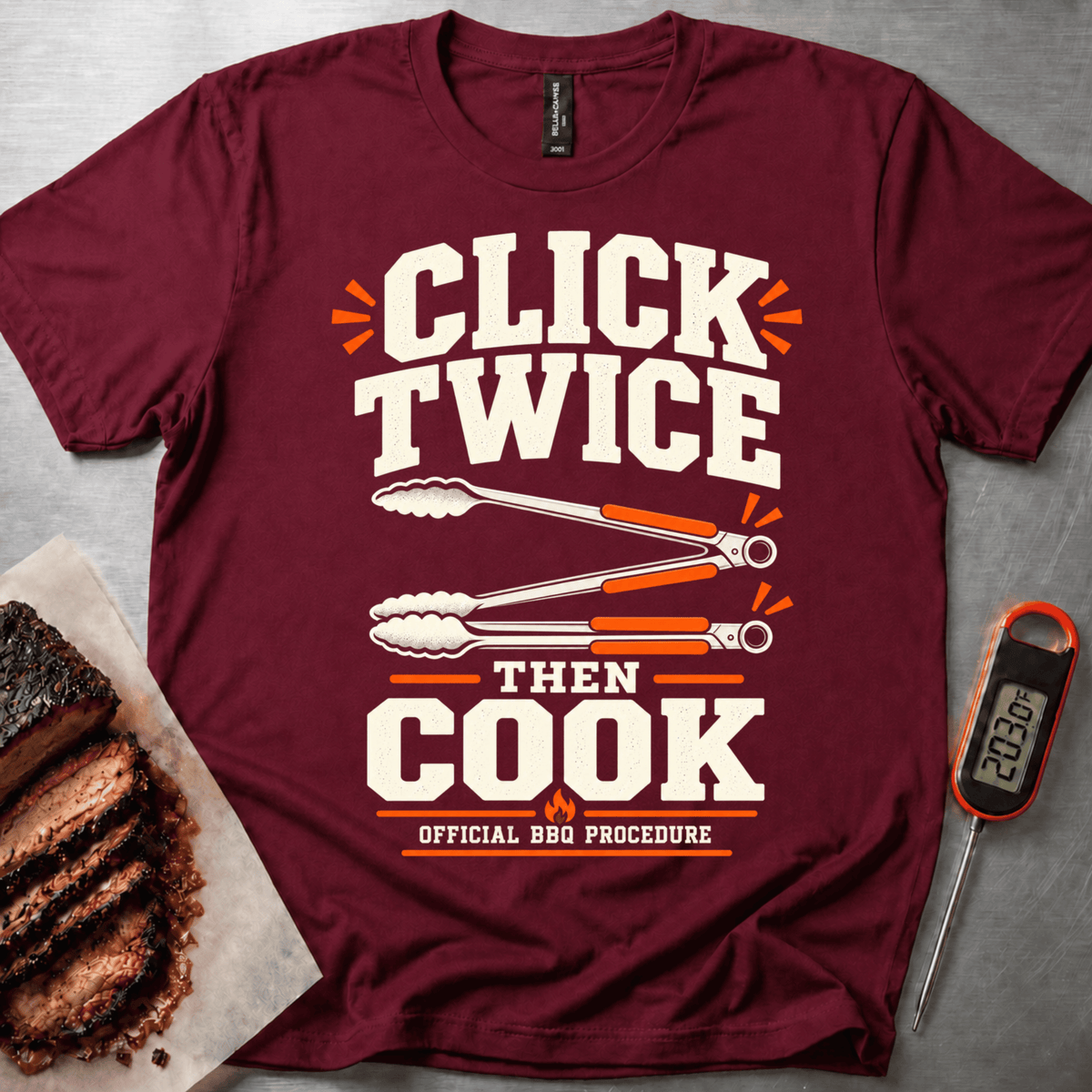 Click Twice t-shirt