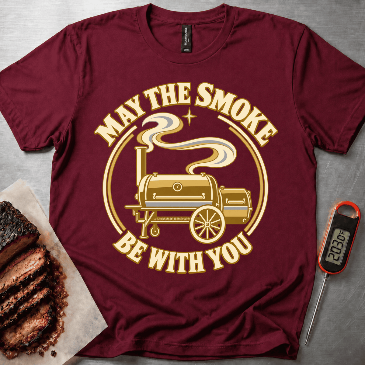 May the Smoke Badge t-shirt
