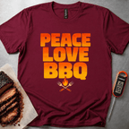 Peace Love BBQ t-shirt