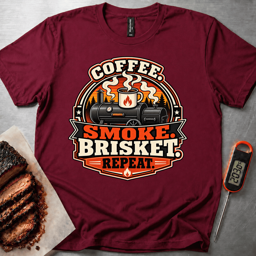 Coffee Smoke Brisket t-shirt