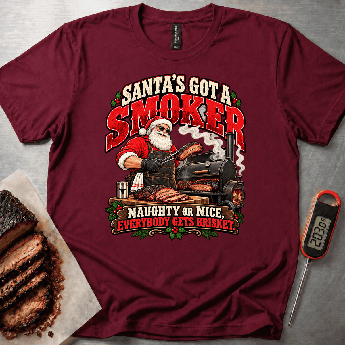 Santa's Smoker t-shirt