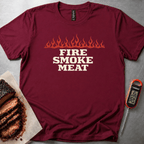 Fire Smoke Meat t-shirt