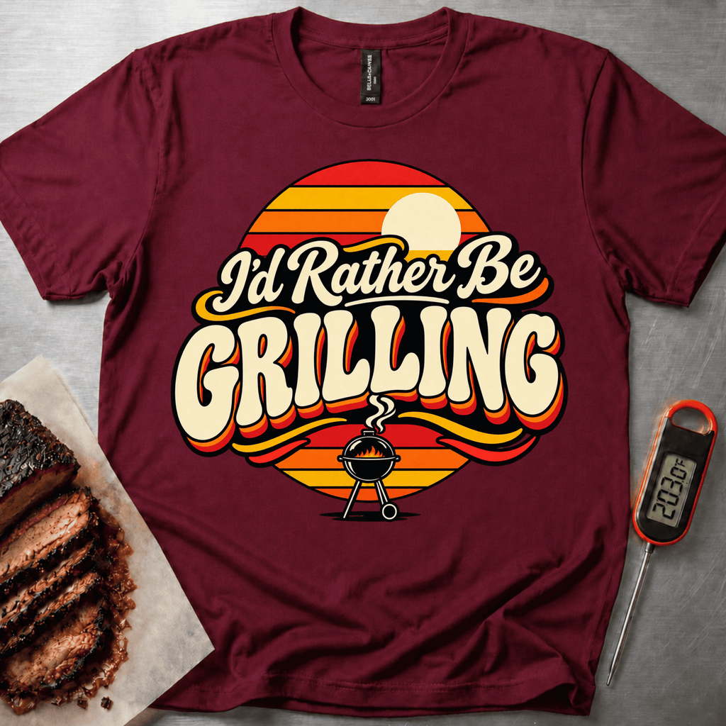 Rather Be Grilling t-shirt