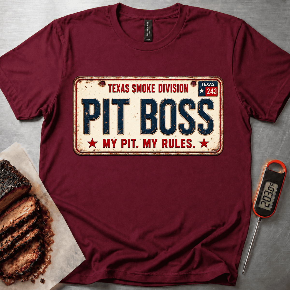 Pit Boss Plate t-shirt