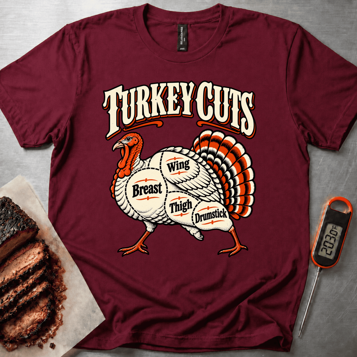 Turkey Cuts t-shirt