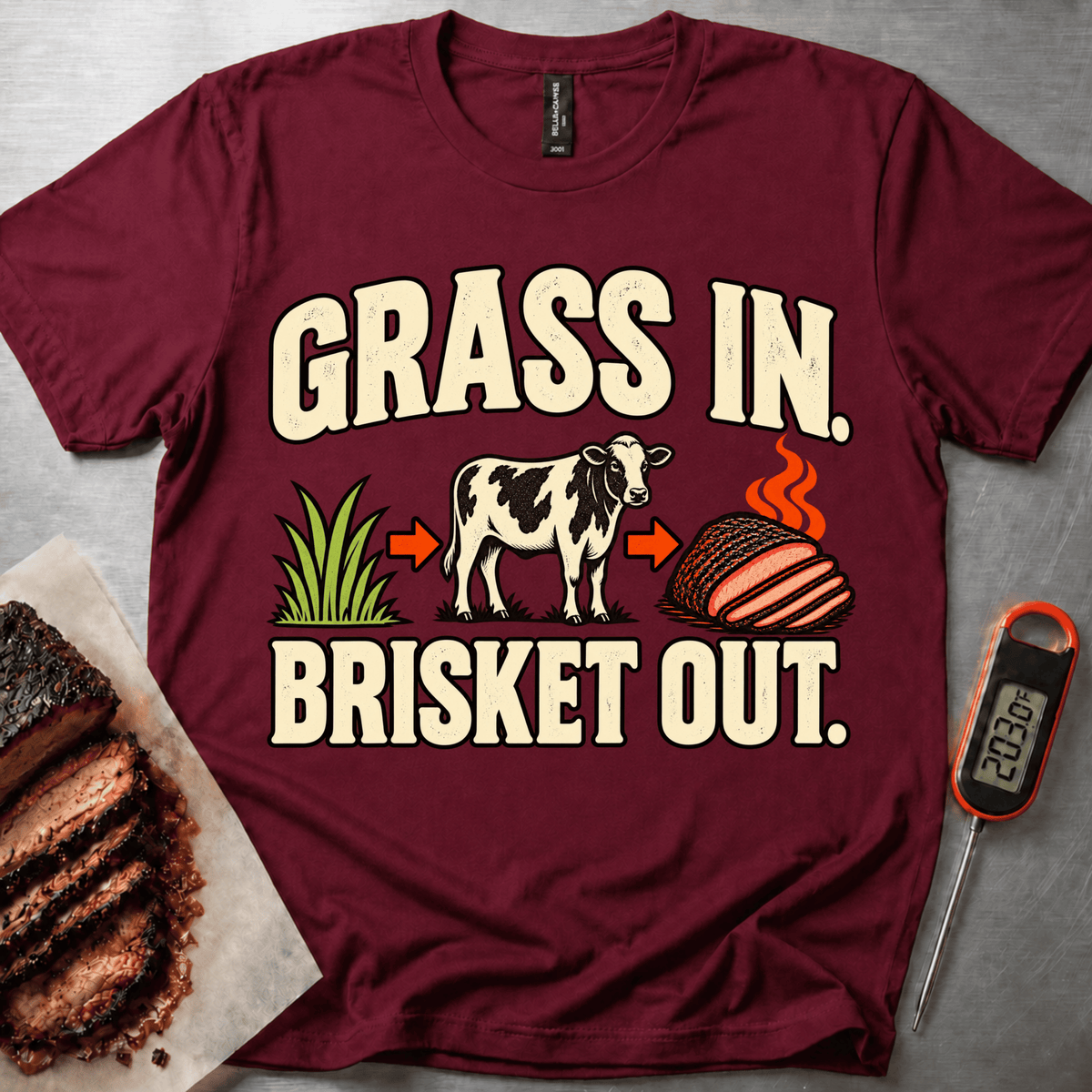 Grass In t-shirt