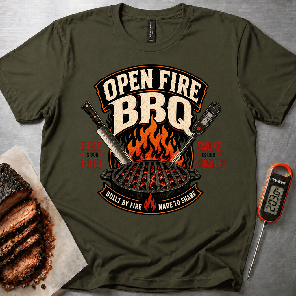 Open Fire BBQ t-shirt