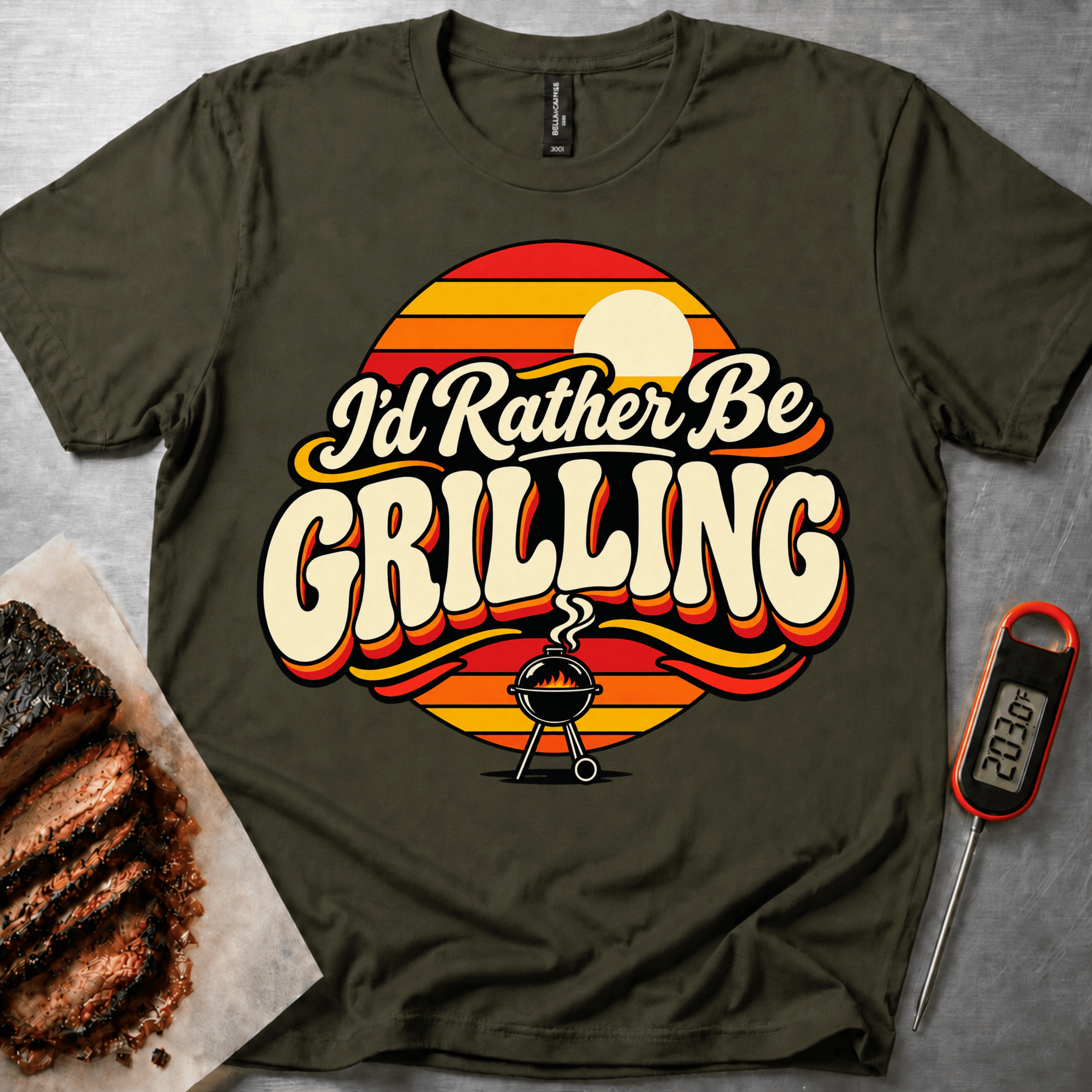 Rather Be Grilling t-shirt