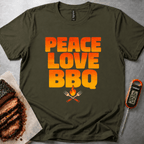 Peace Love BBQ t-shirt