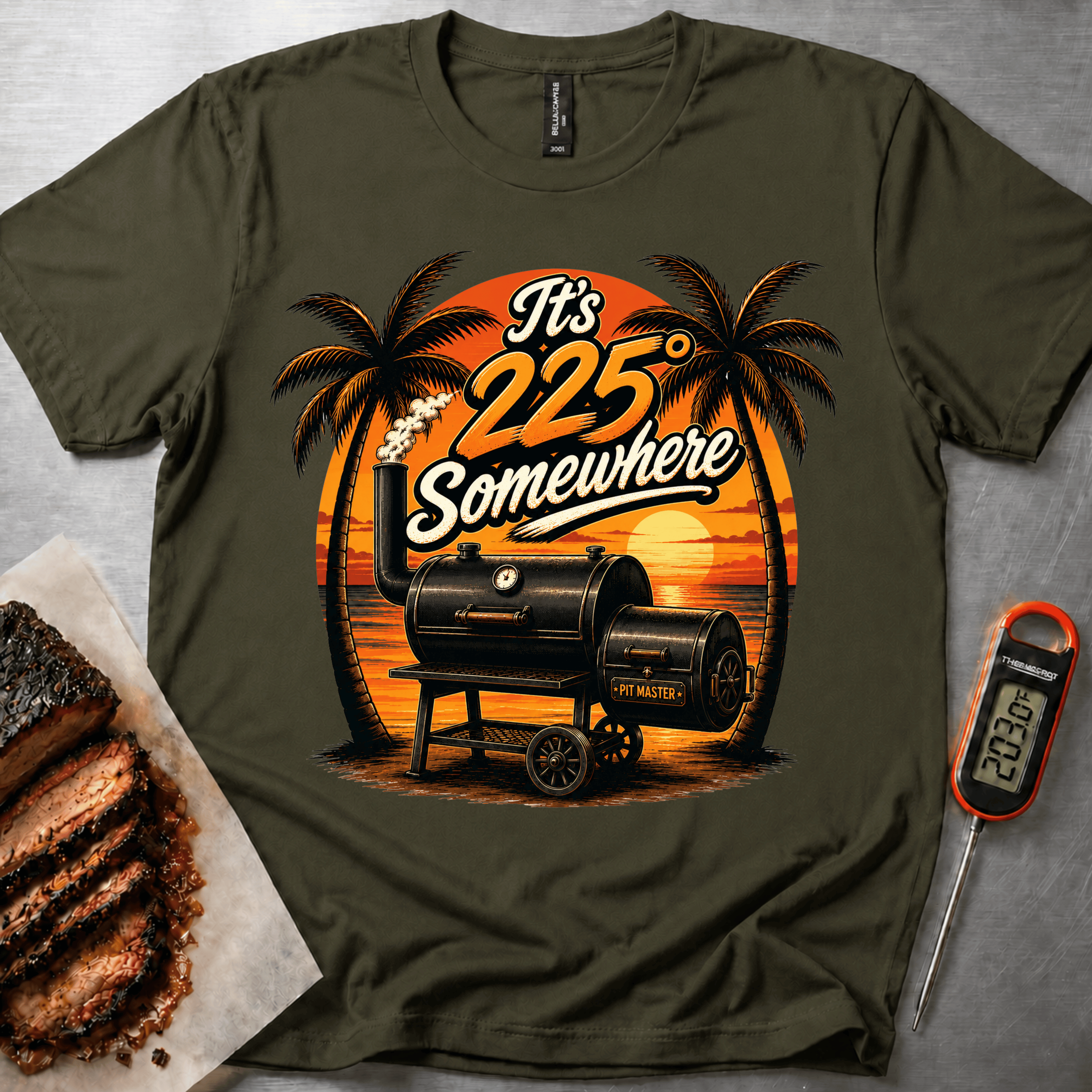Its 225 Somewhere (tropical) t-shirt