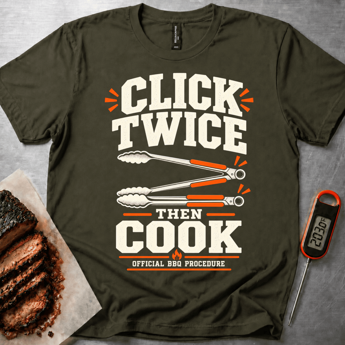 Click Twice t-shirt