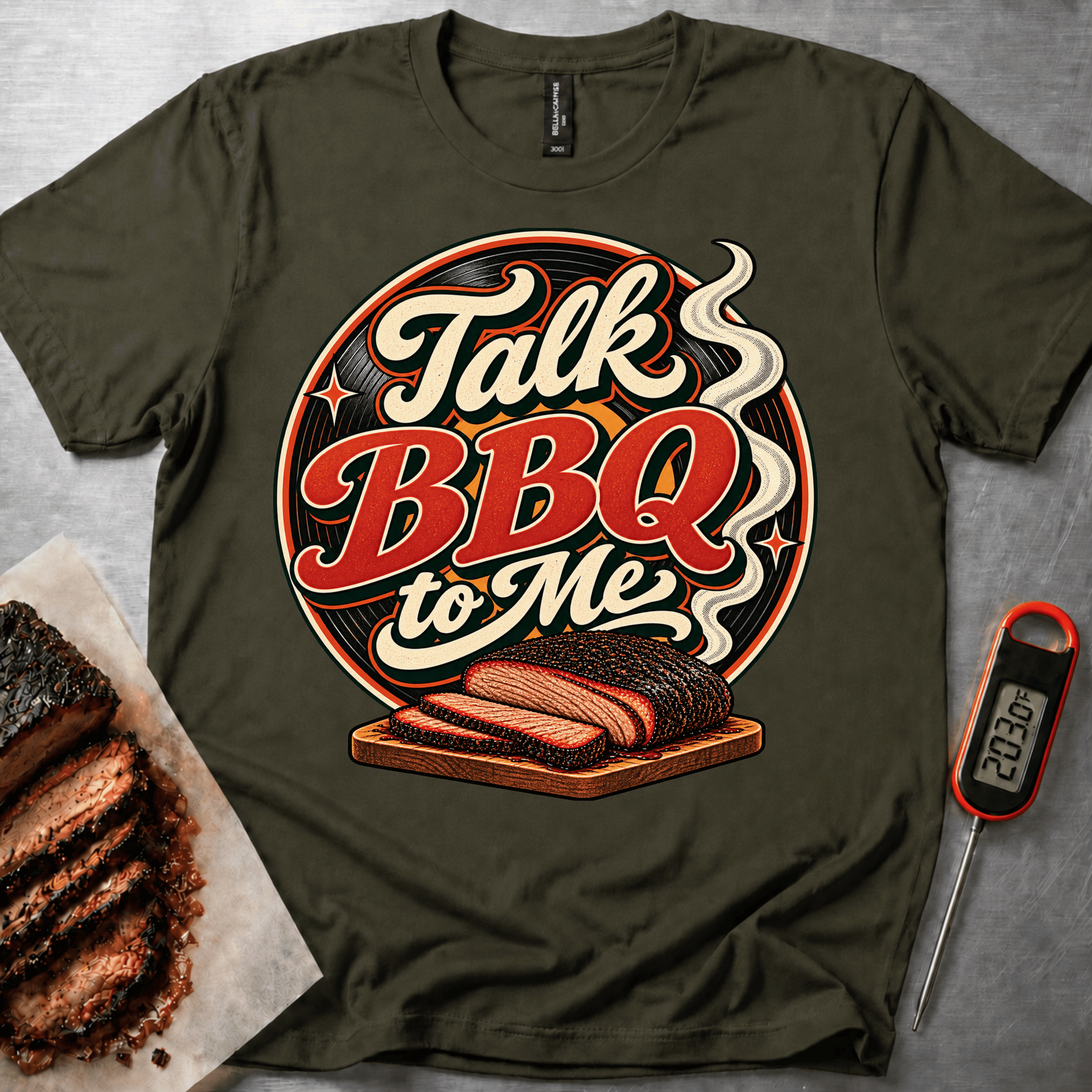 Talk BBQ Brisket t-shirt