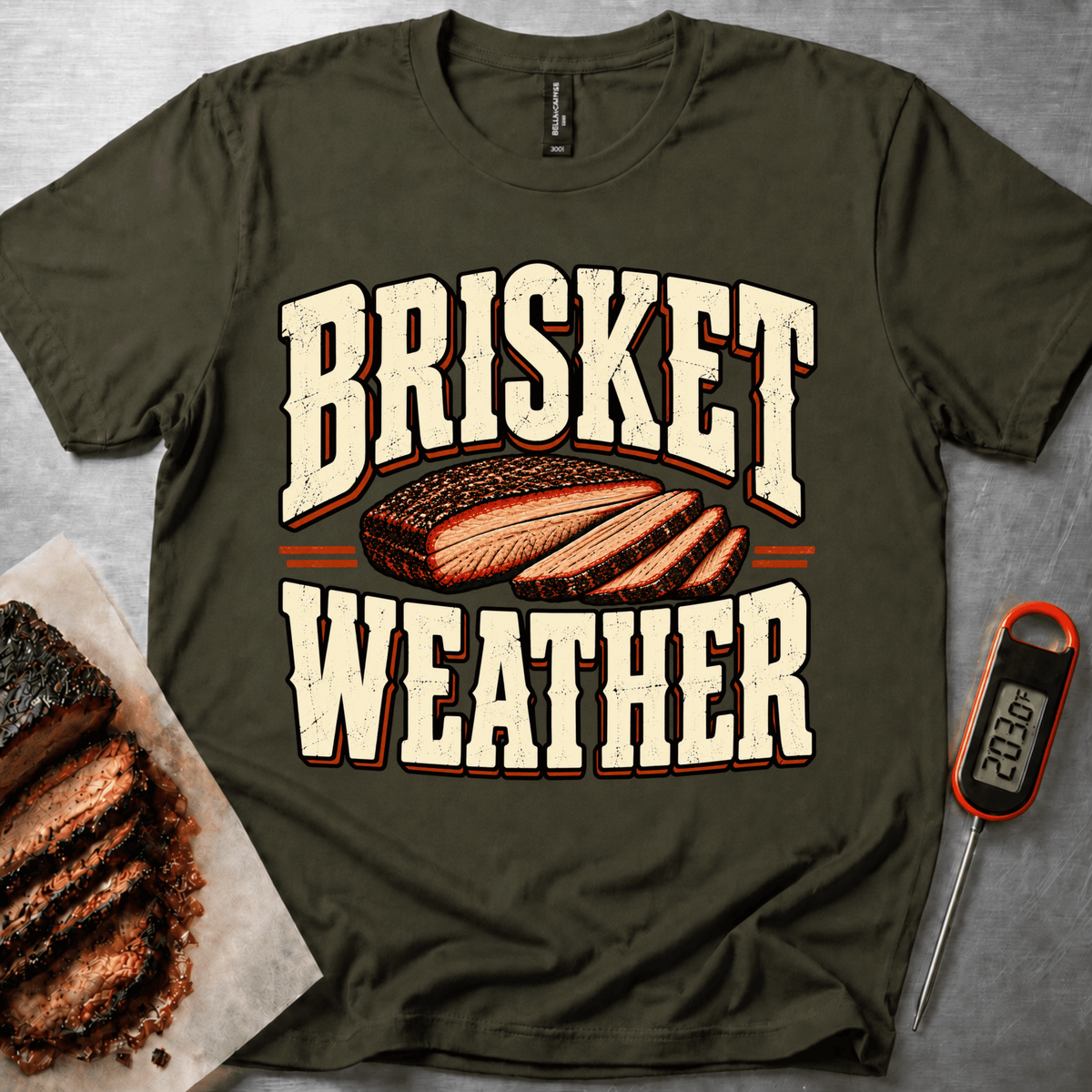 Brisket Weather t-shirt