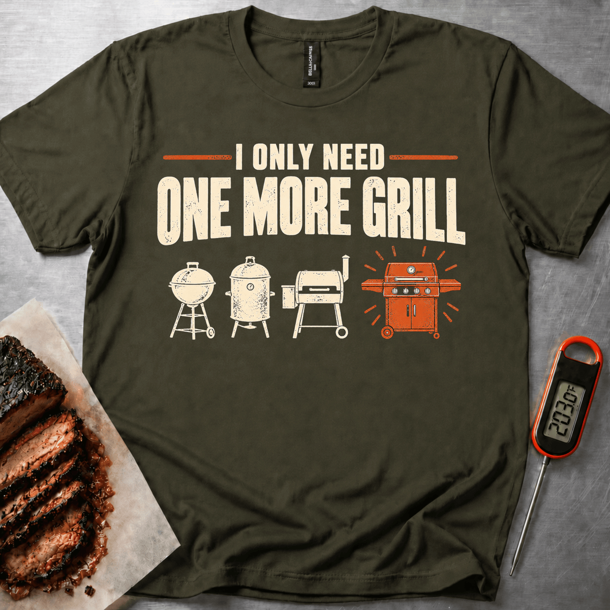 One More Grill t-shirt