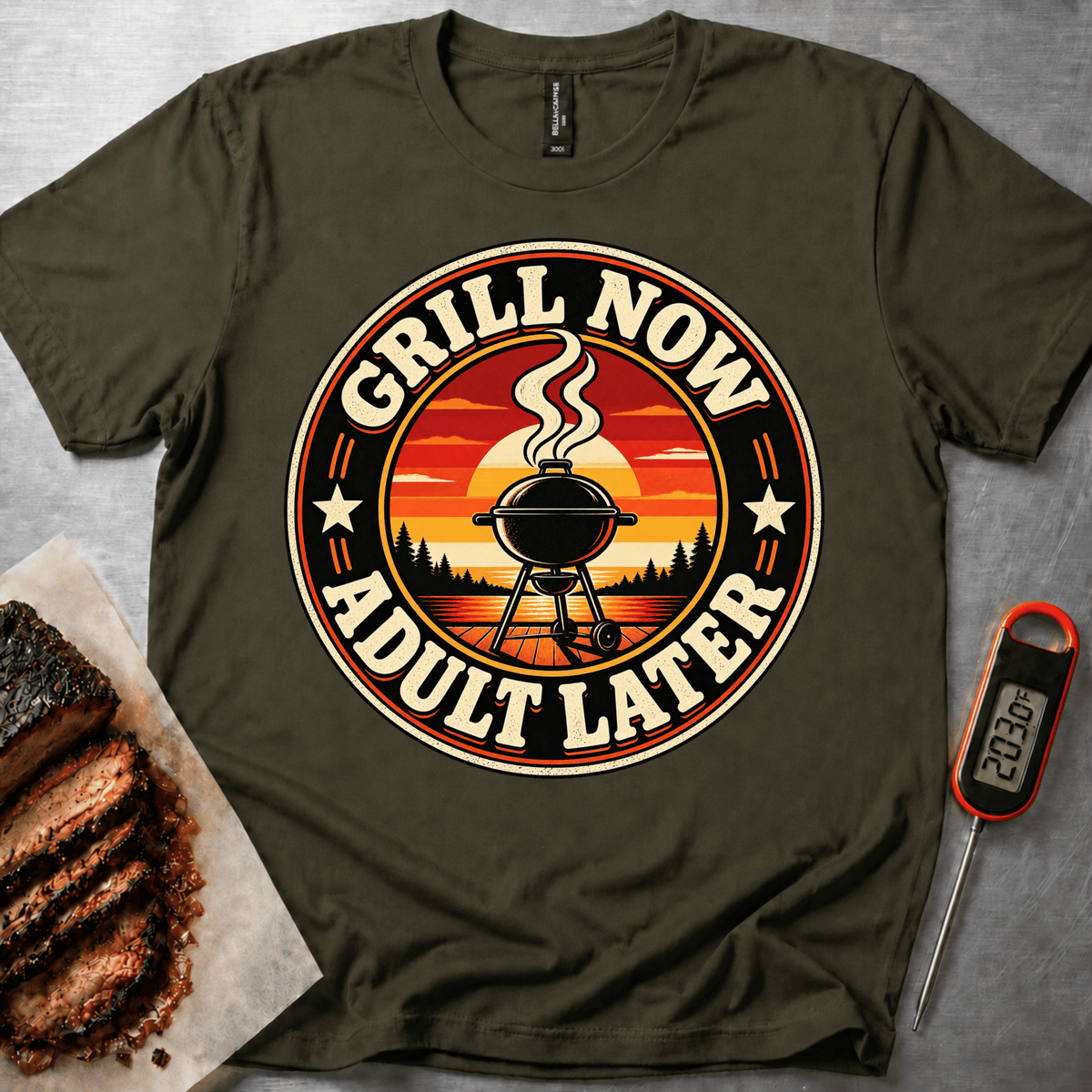 Adult Later Sunset t-shirt