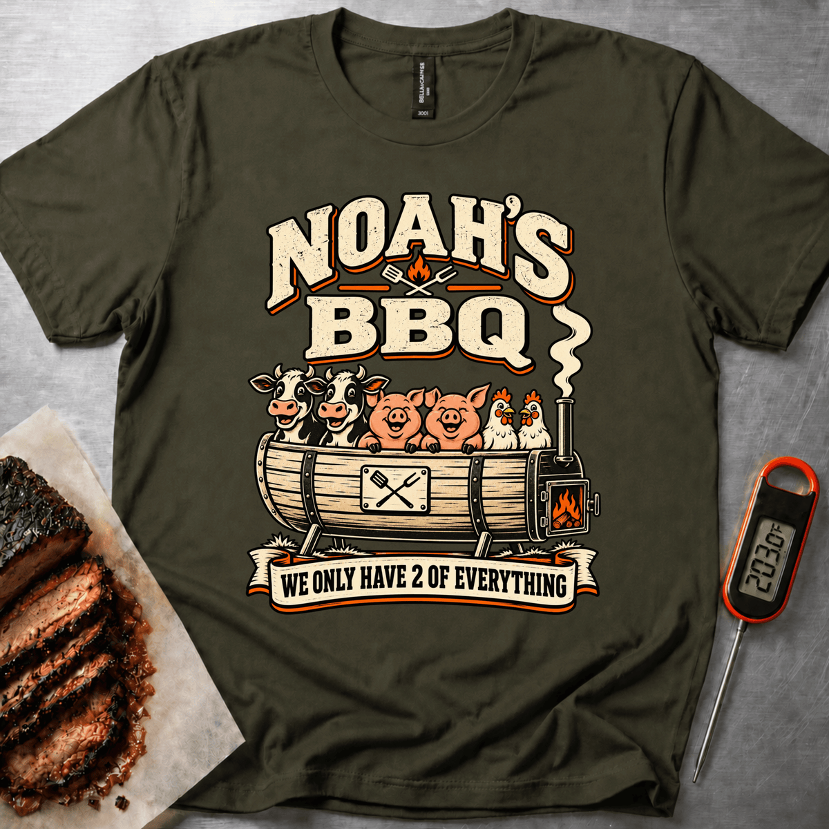 Noah's BBQ t-shirt