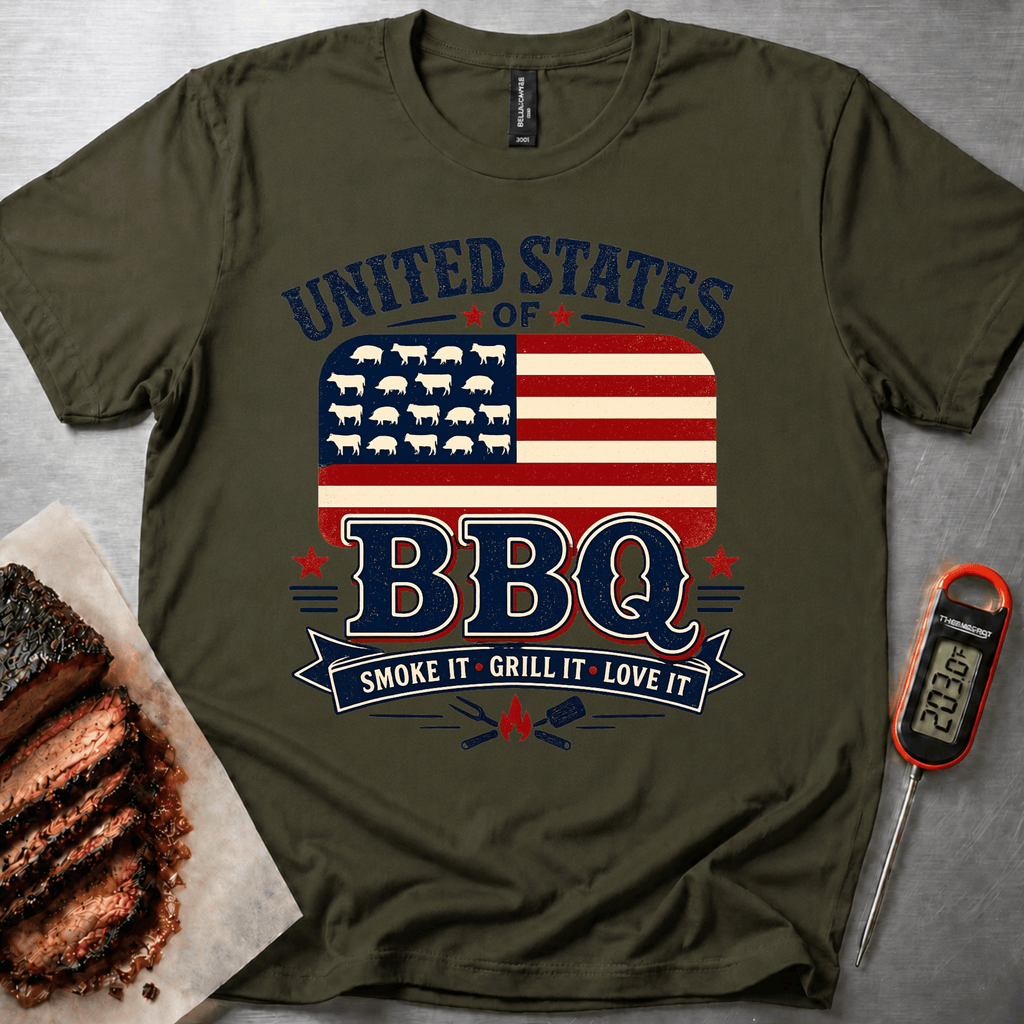 United States of BBQ t-shirt