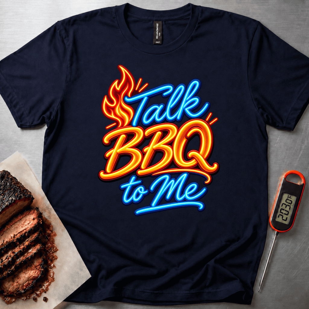 Talk BBQ Neon t-shirt