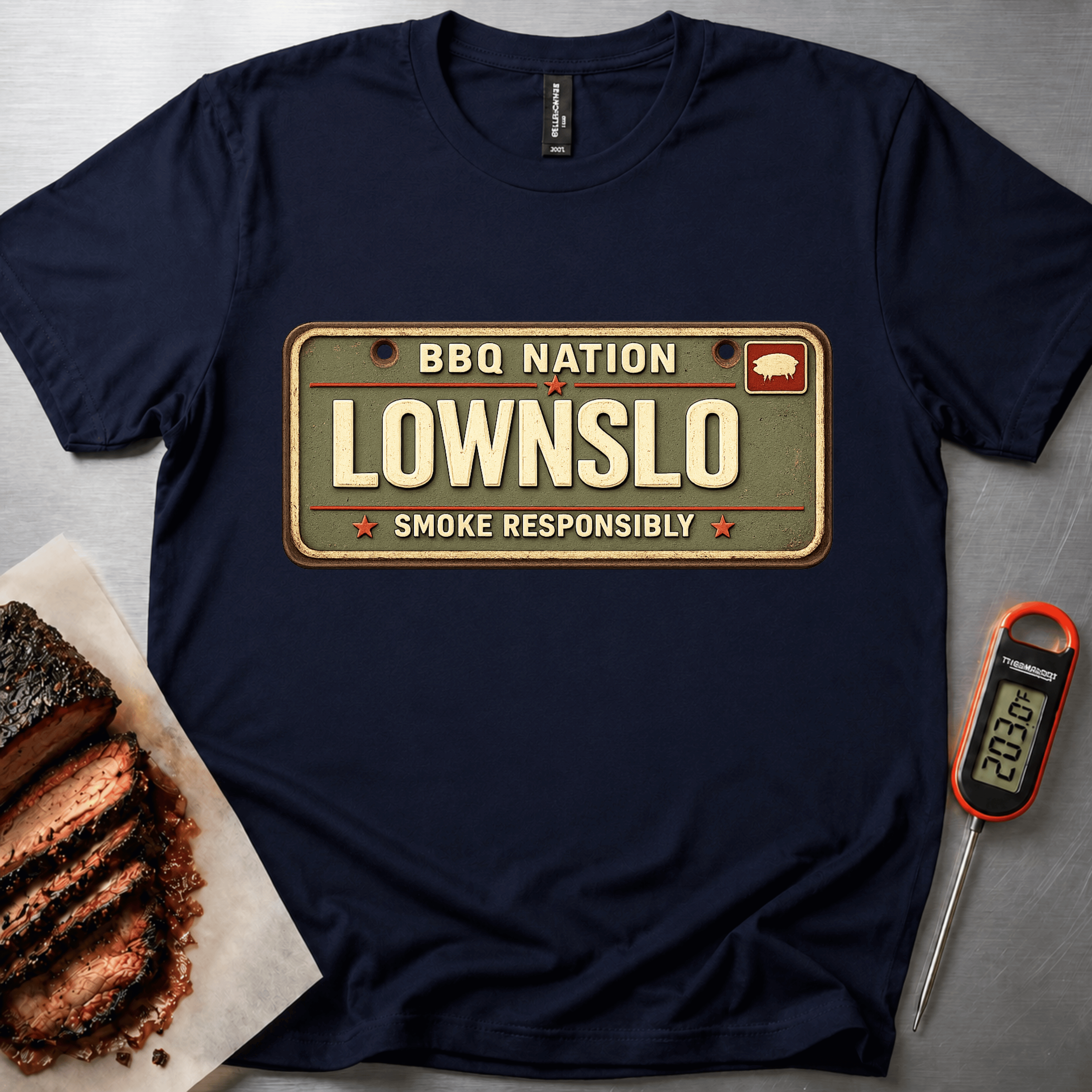 Low-n-Slo Plate t-shirt