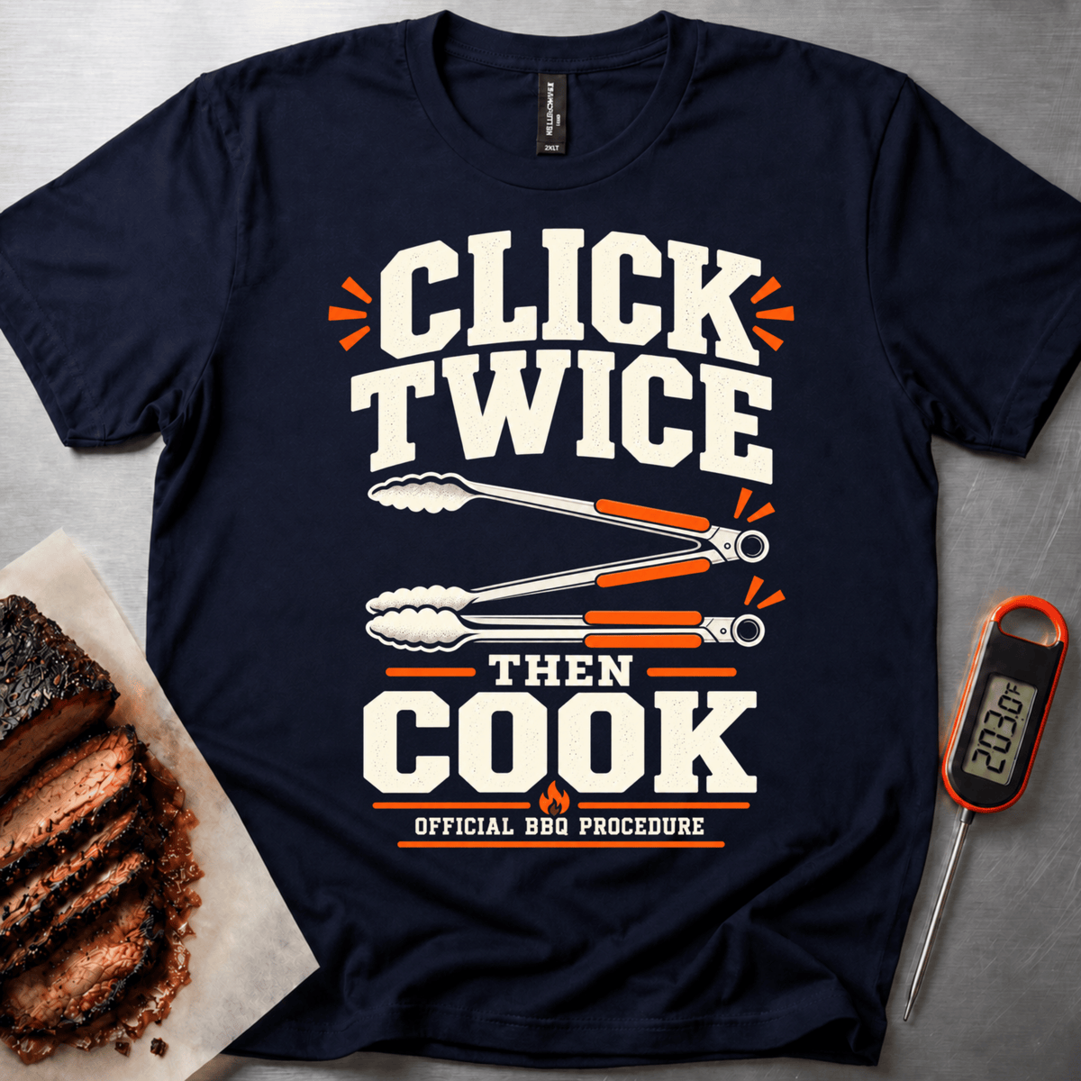 Click Twice t-shirt