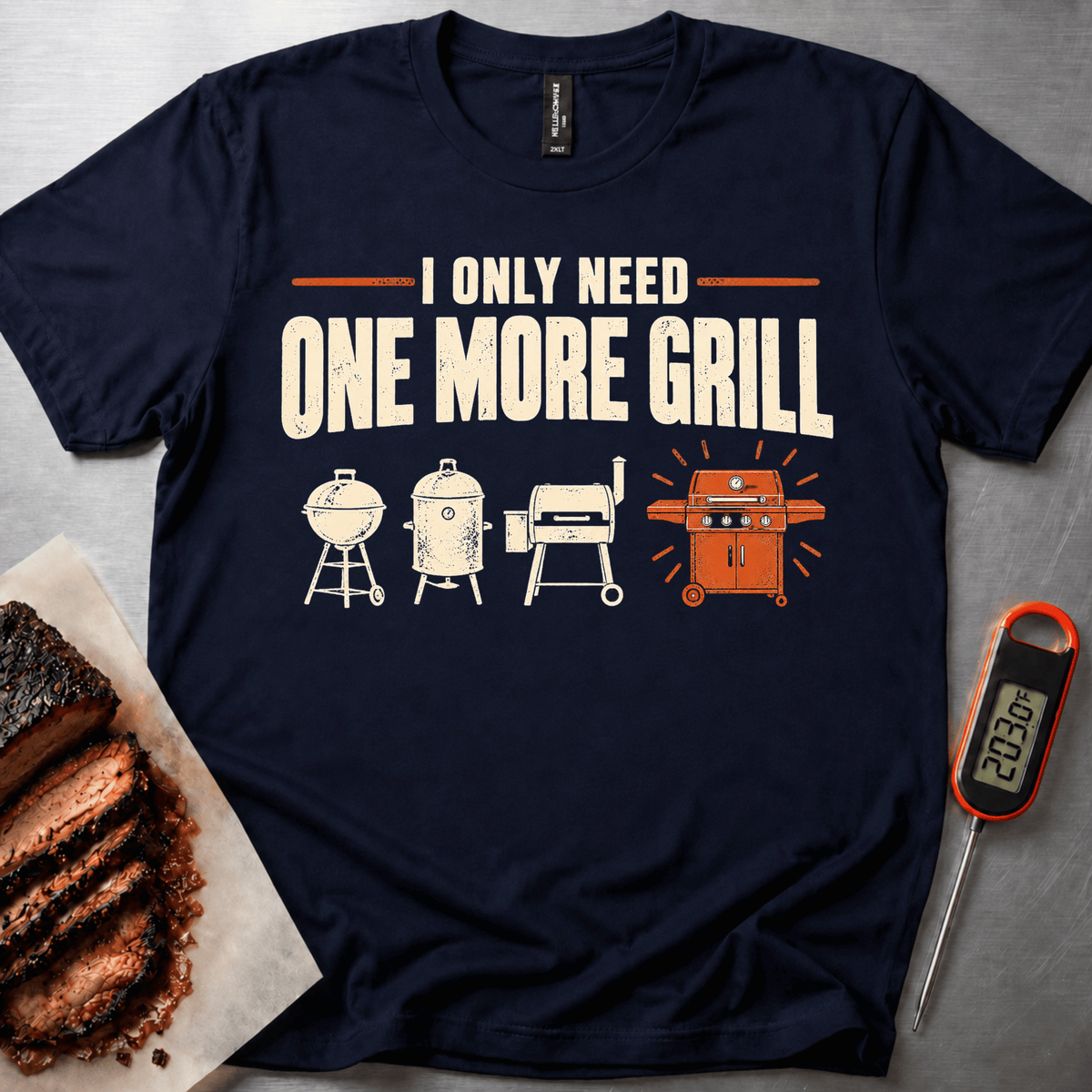 One More Grill t-shirt