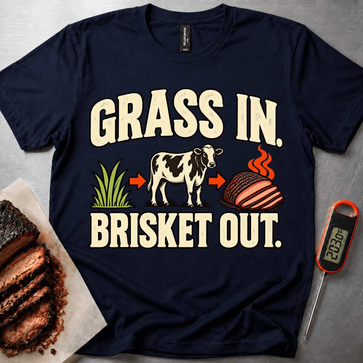 Grass In t-shirt