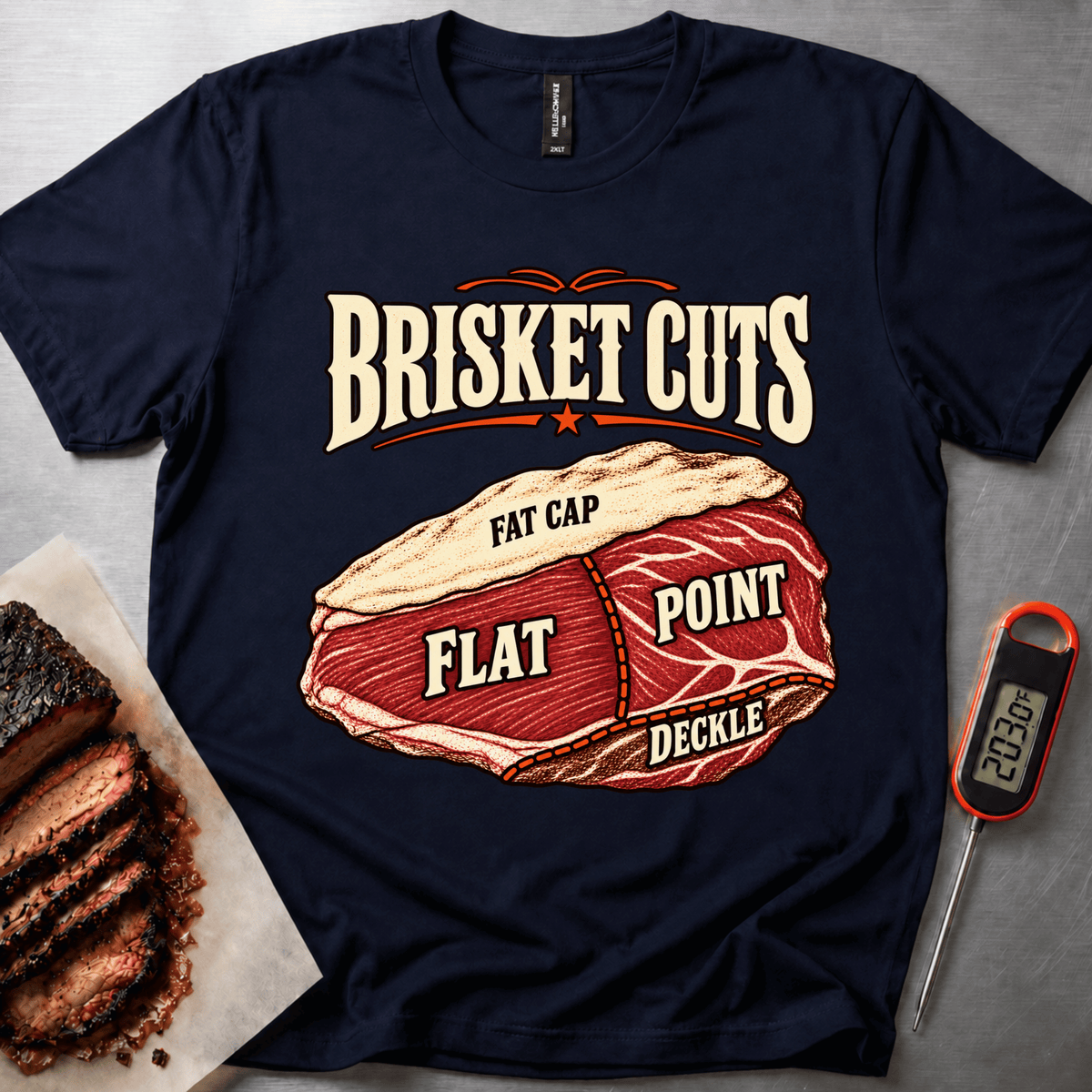 Brisket Cuts t-shirt