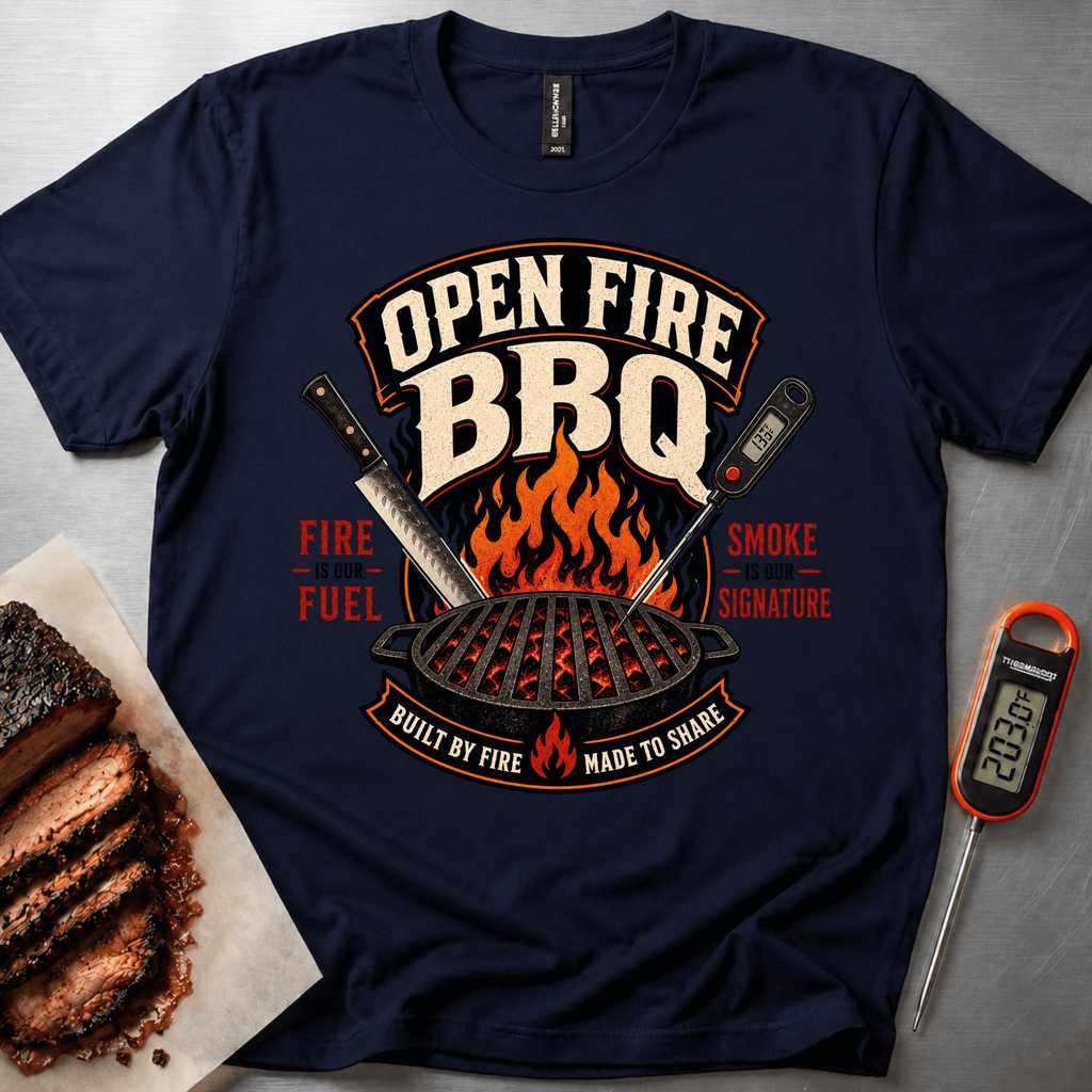 Open Fire BBQ t-shirt
