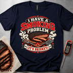 Smoking Problem Badge t-shirt