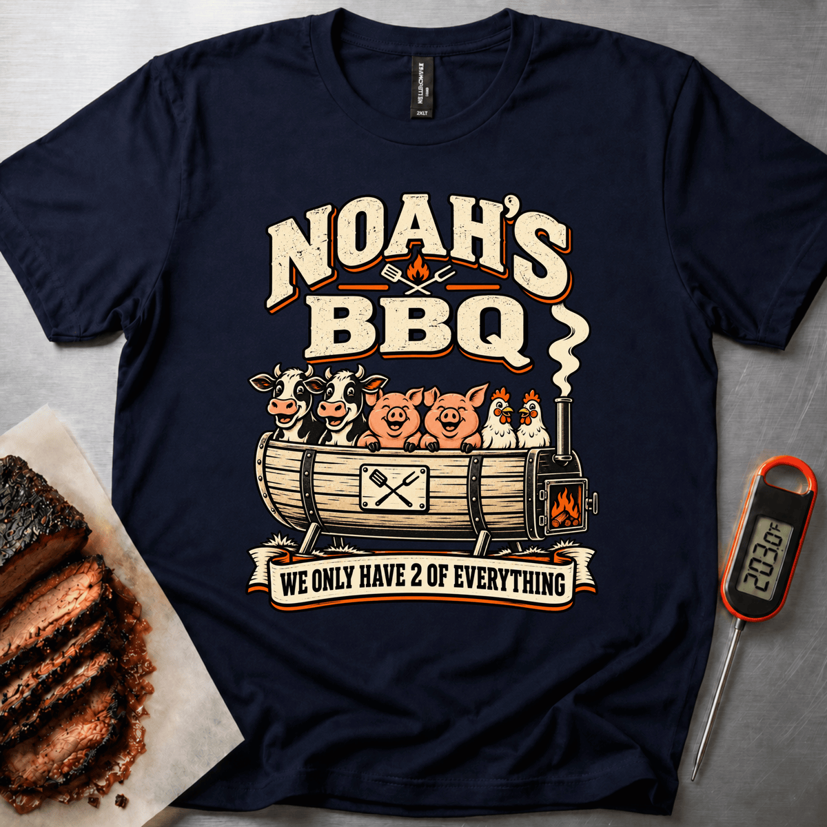 Noah's BBQ t-shirt