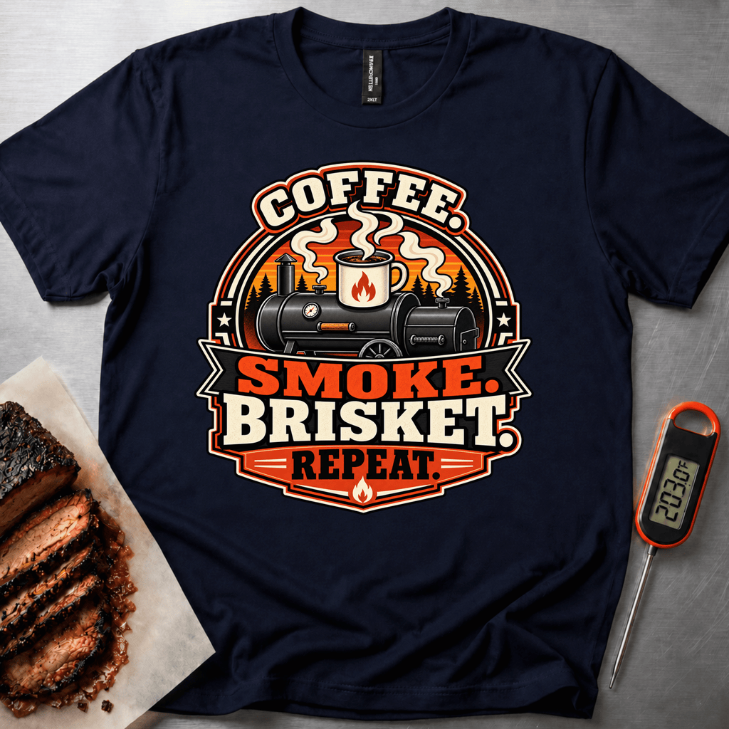 Coffee Smoke Brisket t-shirt