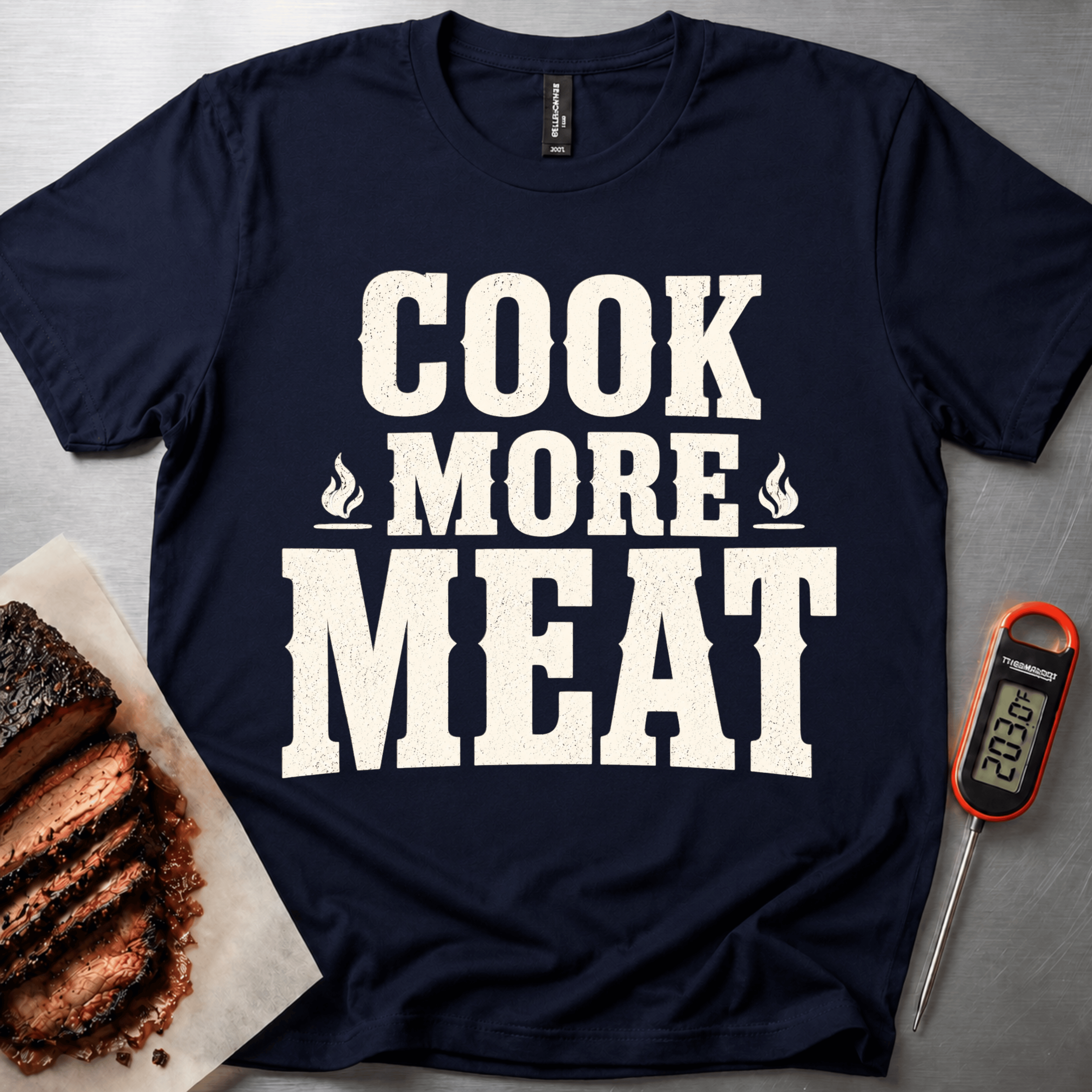 Cook More Meat (single color) t-shirt