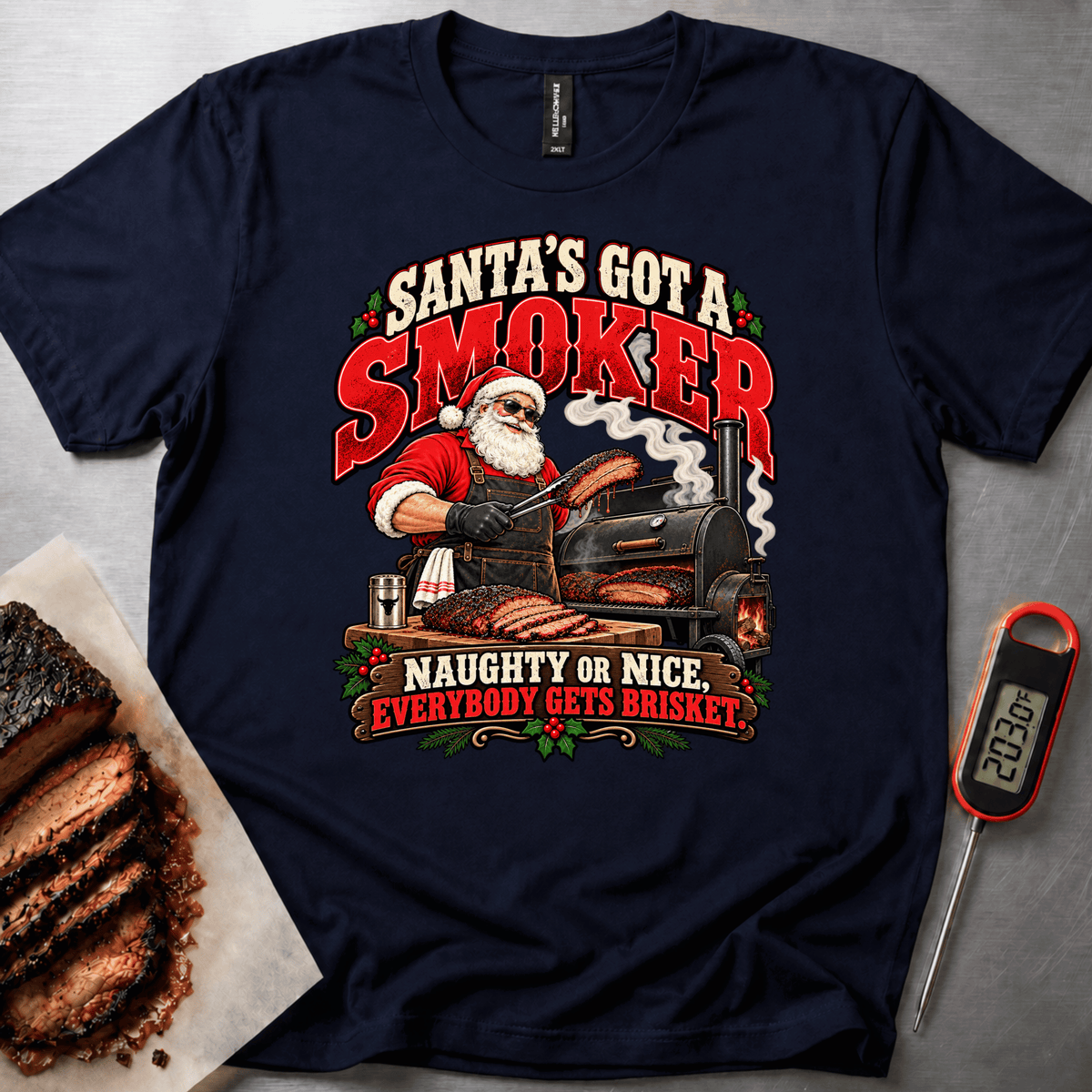Santa's Smoker t-shirt