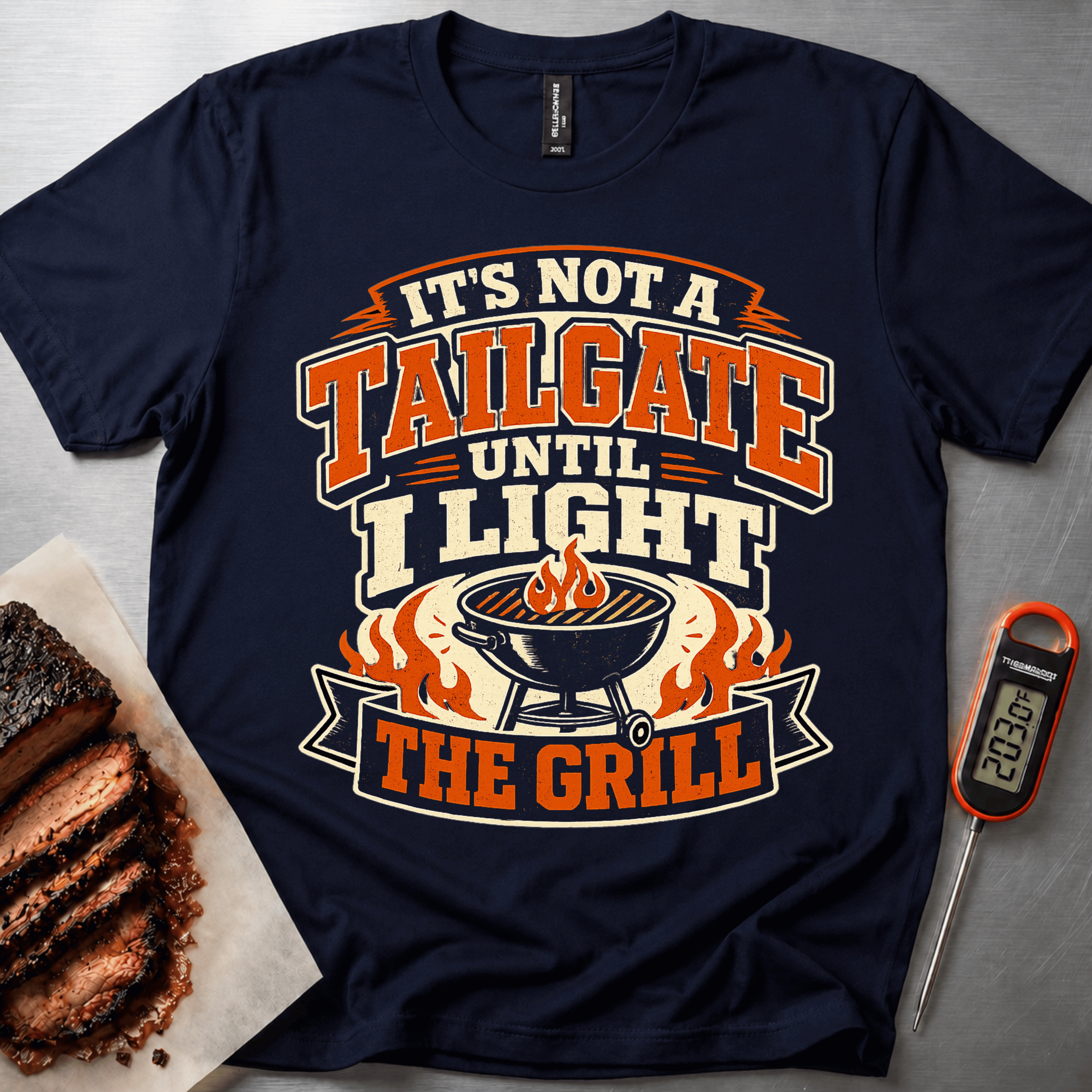 Its Not a Tailgate until I Light the Grill t-shirt