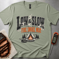 Low and Slow Camp Cooking t-shirt