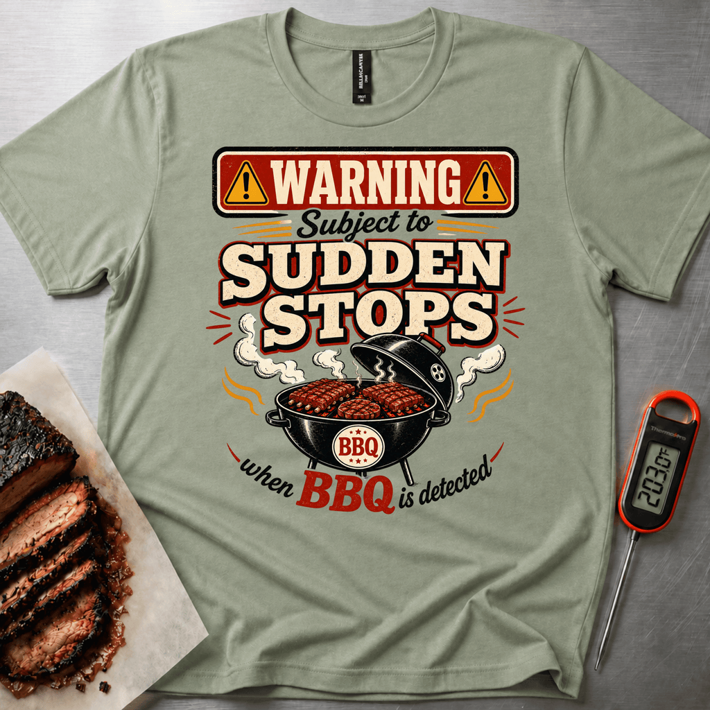 Warning Stops t-shirt