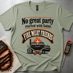 No Great Party started with Salad t-shirt