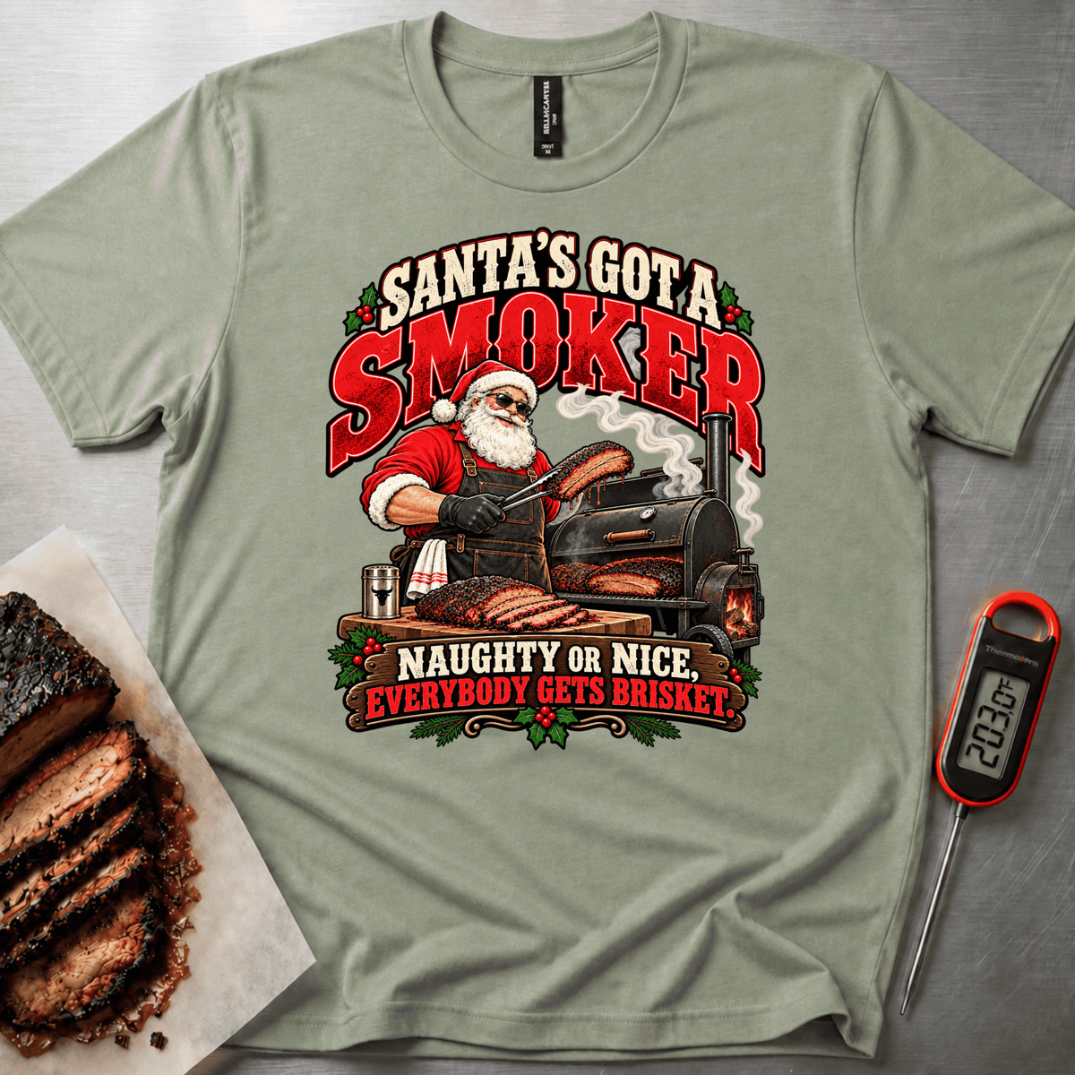 Santa's Smoker t-shirt