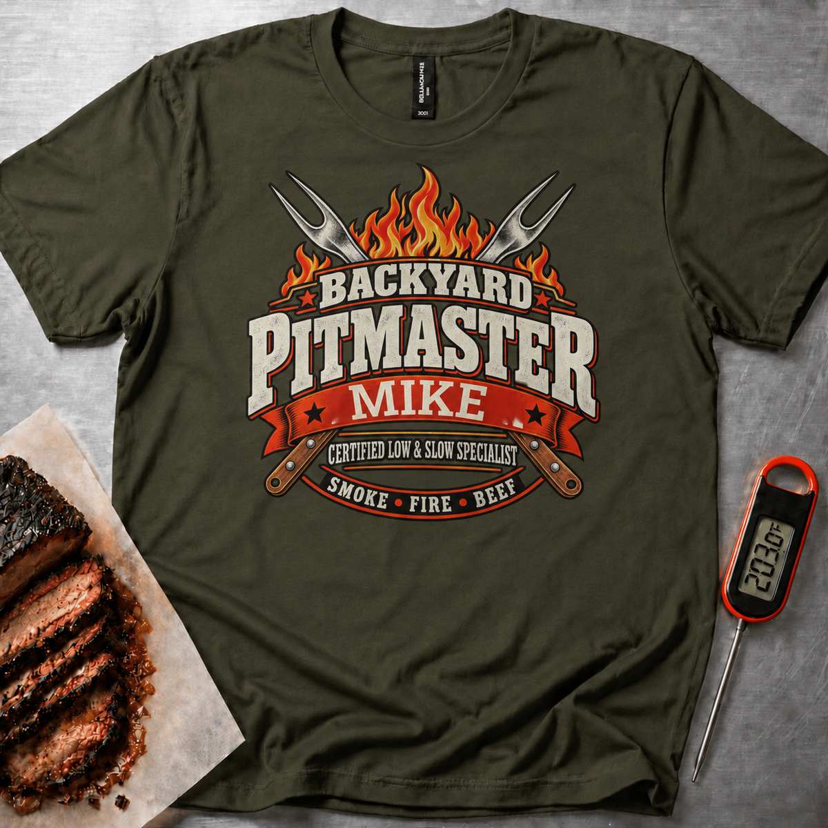 Personalized Backyard Pit t-shirt