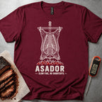 Asador t-shirt – Maroon