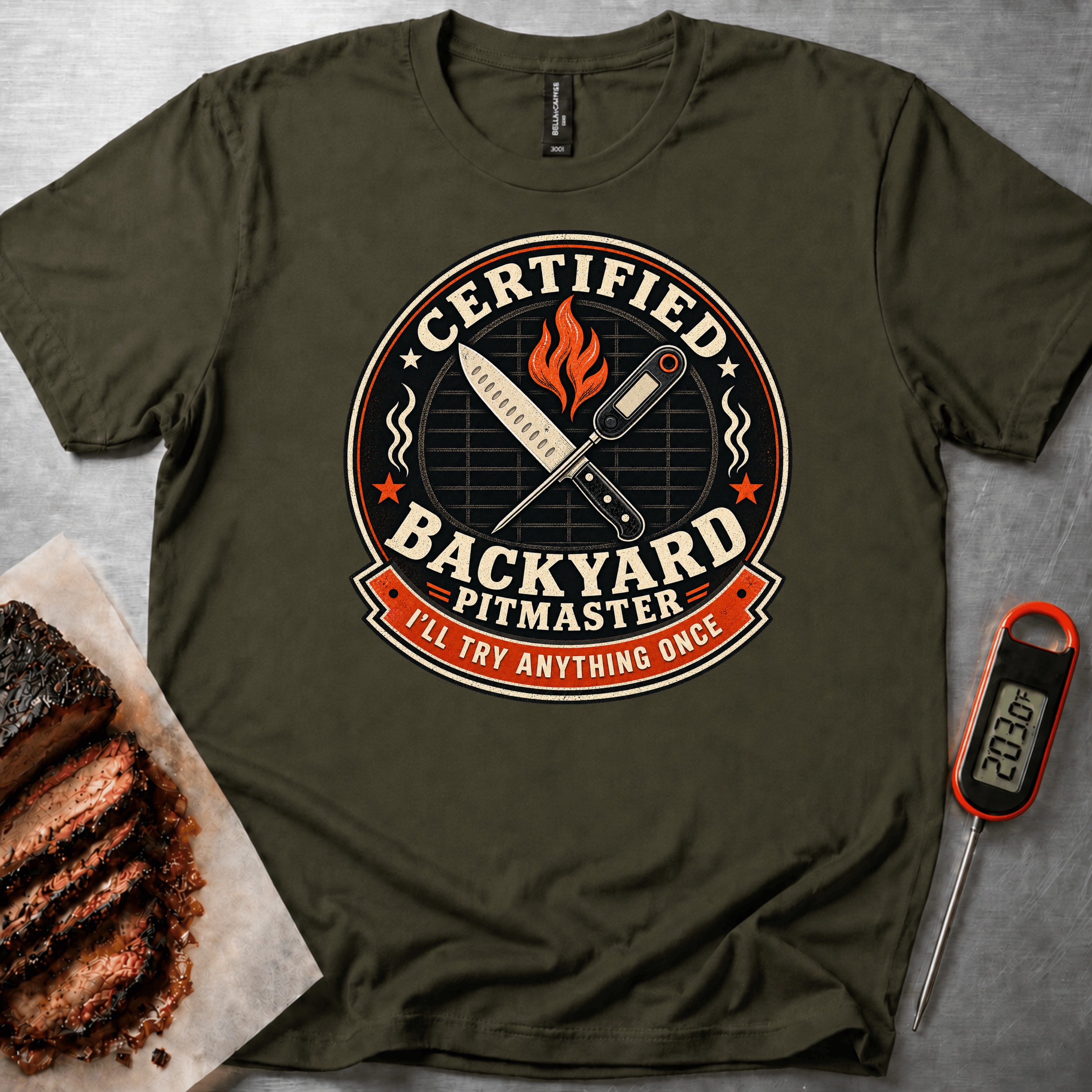 Backyard Pitmaster — Military Green