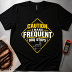 Caution BBQ t-shirt – Black