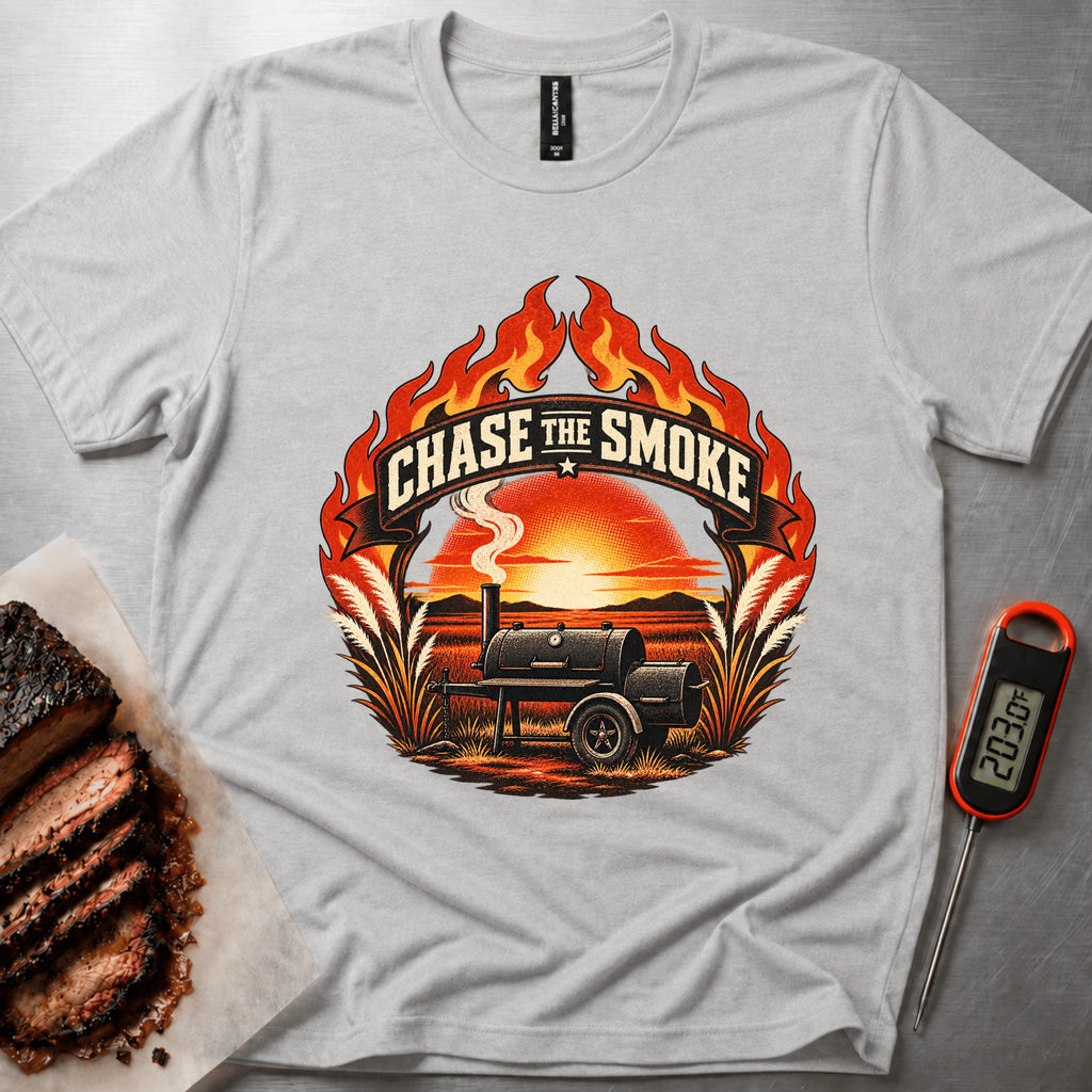 Chase the Smoke t-shirt – Athletic Heather