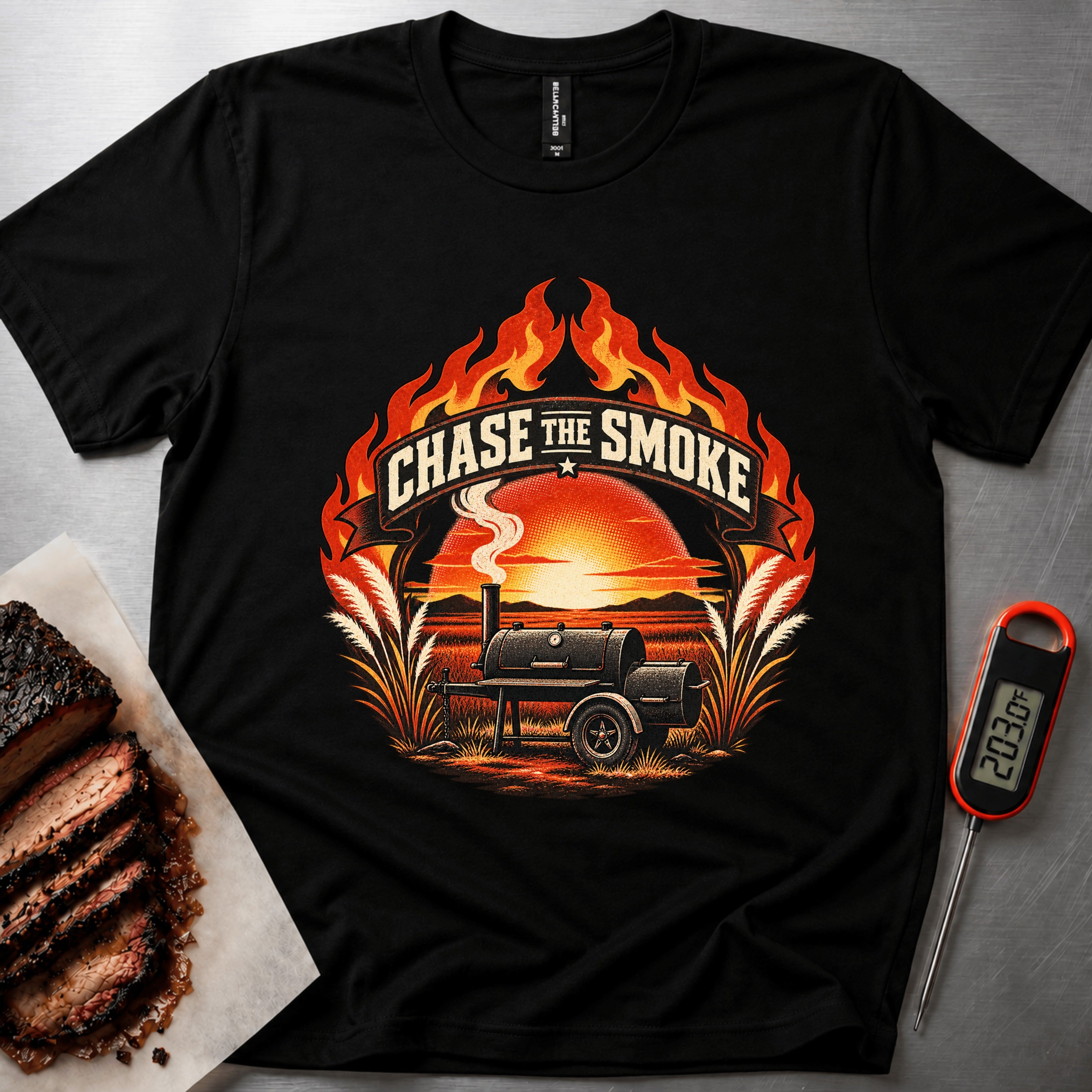 Chase the Smoke t-shirt – Black