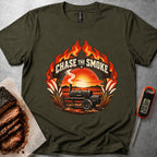 Chase the Smoke t-shirt – Military Green