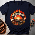 Chase the Smoke t-shirt – Navy
