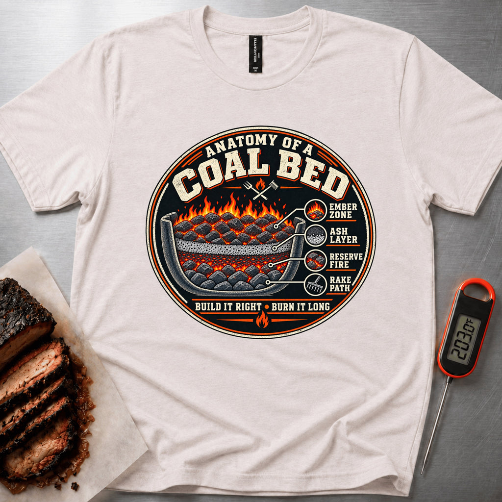 Coal Bed (v2) t-shirt – Heather Dust