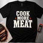 Cook More Meat T-shirt – Black